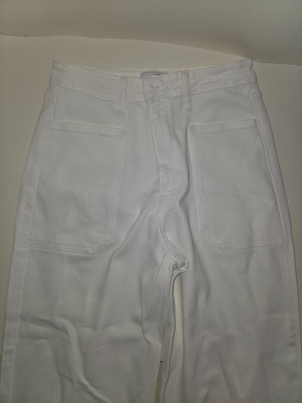 JBD Eve Utility High Rise Wide Leg Jeans White Women’s Size 28 DP649 Retail $74 - Picture 6 of 12